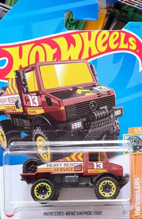 Hot Wheels Haulers Mercedes Benz Unimog Universo Hot Wheels
