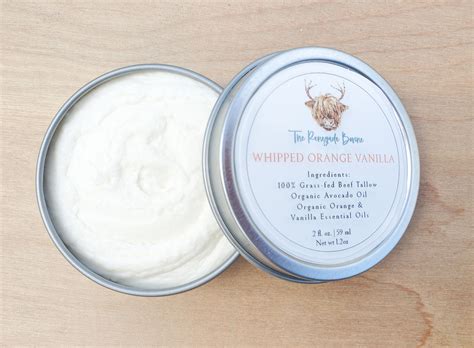 100 Grass Fed Whipped Tallow Balm 2 Fl Oz Etsy