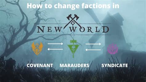 How To Change Factions In New World Step By Step YouTube