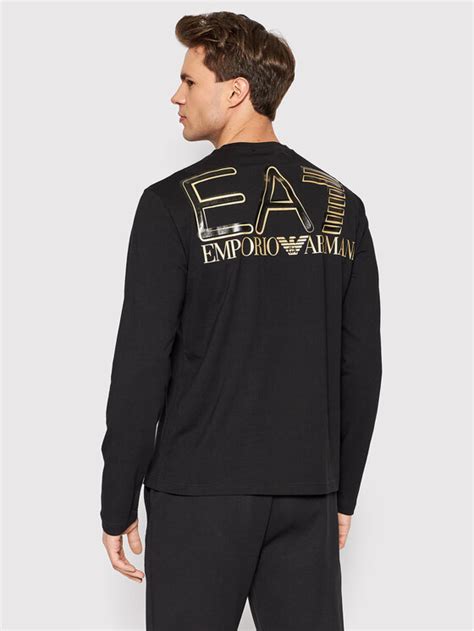 Ea Emporio Armani Longsleeve Lpt Pjffz Schwarz Regular Fit