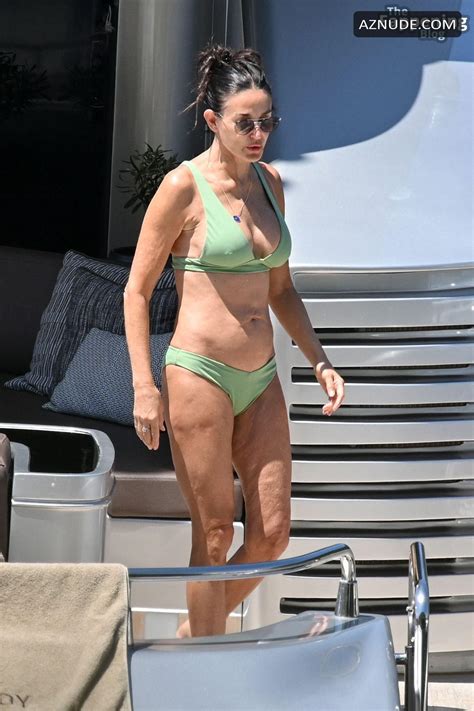Demi Moore Flaunts Her Fabulous Figure In A Green Bikini In The Greek Islands AZNude