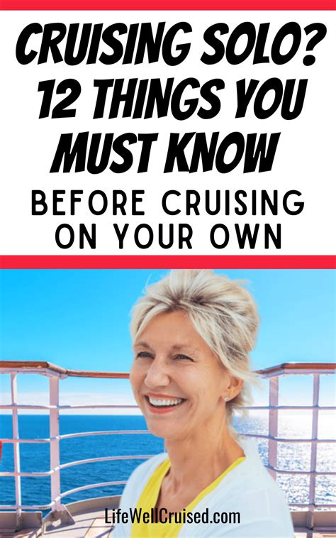 Cruising Solo 12 Things You Need To Know About Cruising Alone Artofit