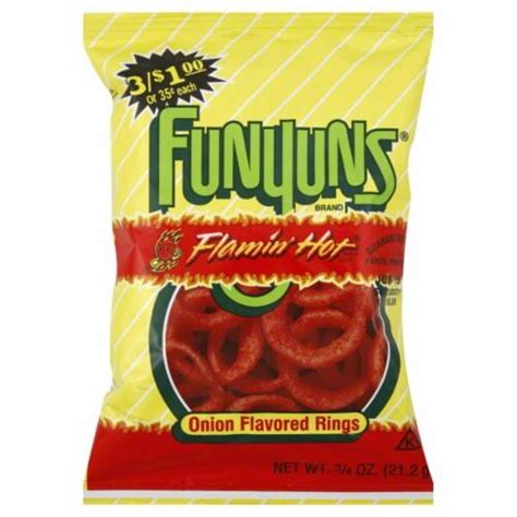 Funyuns Flamin Hot Onion Rings Oz Kroger