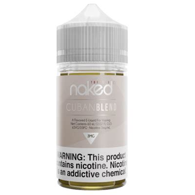 Naked Cuban Blend Ml Eliquid
