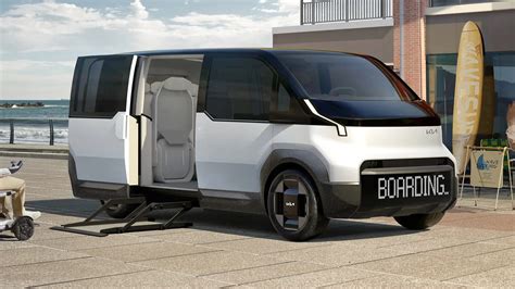 Kia Unveils Electric Van Concepts Showroom Versions Due From