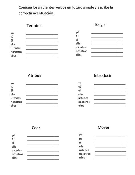 Conjugación 1 Pdf