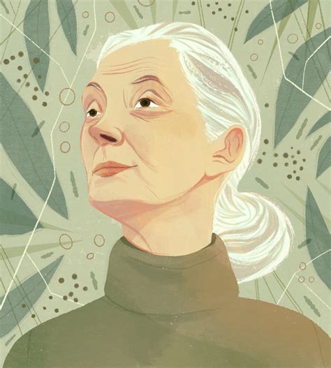 Jane Goodall Portrait Behance