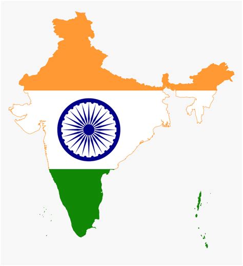 India Clipart Transparent Background Indian Flag In Map Hd Png