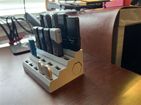 Usb Drive Holder W Drawer By Itsprestonm Download Free Stl Model