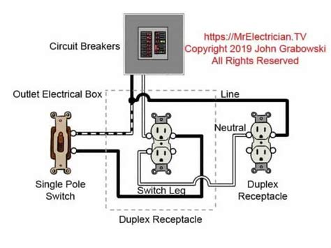 Switched Outlet Wiring Diagrams