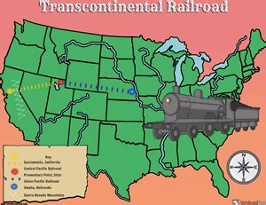 Transcontinental Railroad Advertisement Storyboard