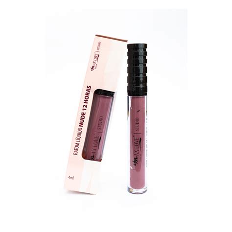 Batom Líquido Nude 12 Horas Cor 84 ao 89 C 48 Max Love Celia Junior Acessórios