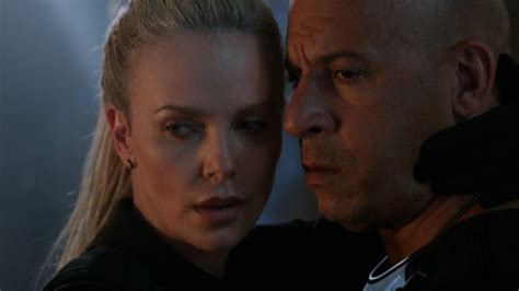 The Fate Of The Furious Trailer Charlize Theron Helps Vin Diesel Go