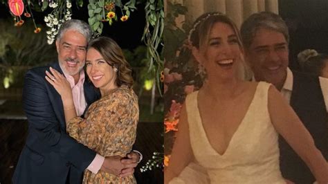 William Bonner Celebra Quatro Anos De Casamento Natasha Dantas