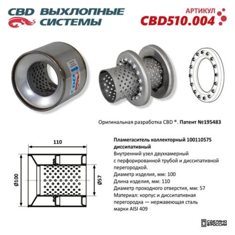 Пламегасители коллекторные CBD