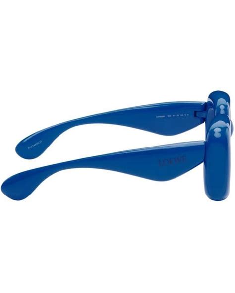 Loewe Inflated Sunglasses In Blue For Men Lyst