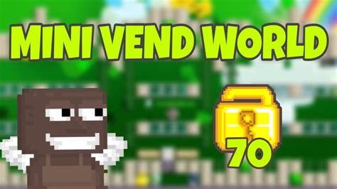 Mini Vend Wl Growtopia World Design Youtube