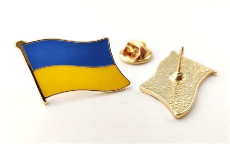 Значок.Брошь на одежду флаг Украины. Символ Украины. Герб Украины ...