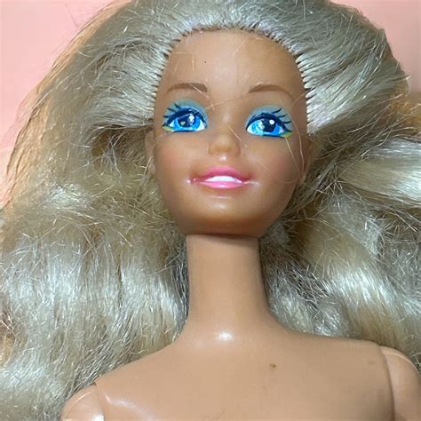 Vintage Mattel Barbie Doll Blonde W Blue Eyes Etsy