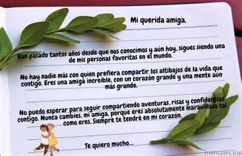 20 Cartas De Amistad Bonitas ¡para Una Amiga O Alguien Especial