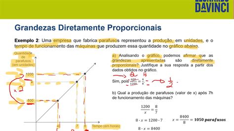 Exercicios Sobre Grandezas Direta E Inversamente Proporcionais