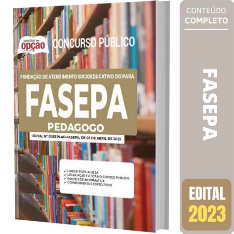 Apostila Concurso FASEPA Pedagogo Solução Concursos Apostilas