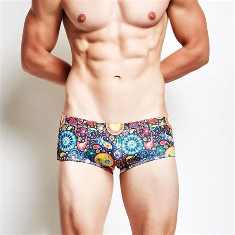 Men S Swimming Trunks Hot Sale Swim Boxers Beach Shorts Sport Swimwear Trunks Sexy Male Brand
