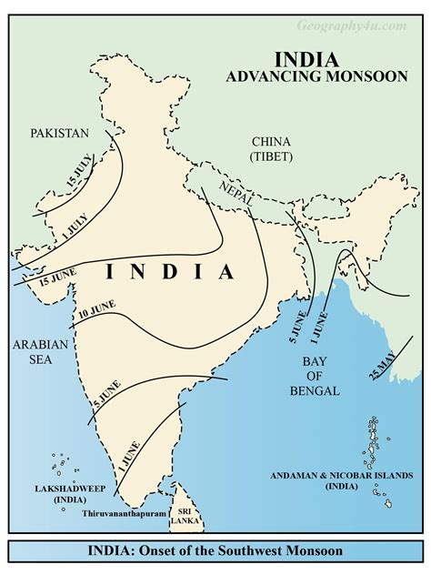 The climate of India with important facts | Geography4u- read geography