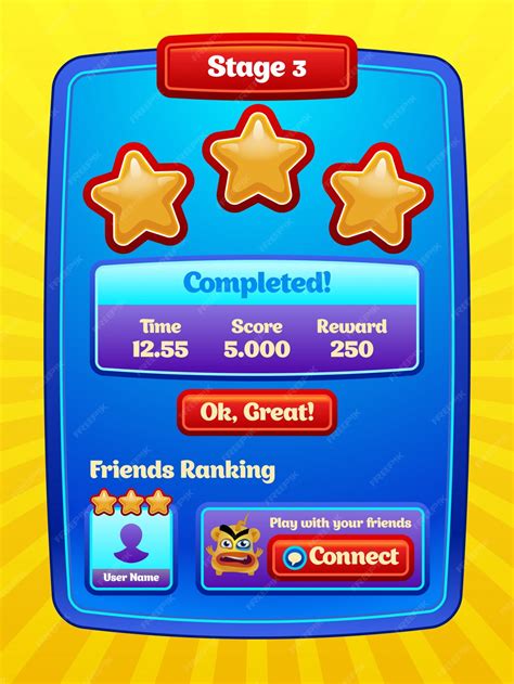Premium Vector Game Ui
