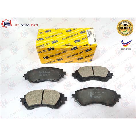 FRONT BRAKE PAD TOYOTA VIOS NCP150 E J TOYOTA VIOS NSP151R E J TOYOTA