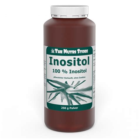 Inositol 100 % rein, pflanzlicher Herkunft 250 g | The Nutri Store