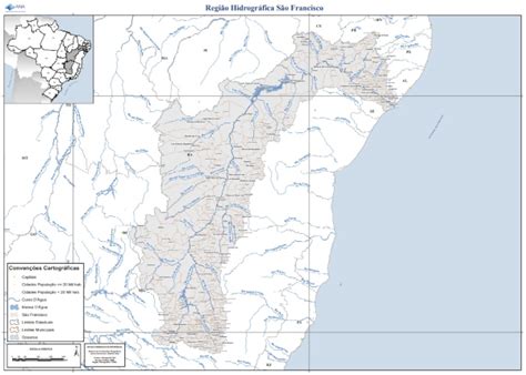 Mapa Rio São Francisco - Mapa Do Rio Sao Francisco Galeria De As Arquiteturas Do Rio São