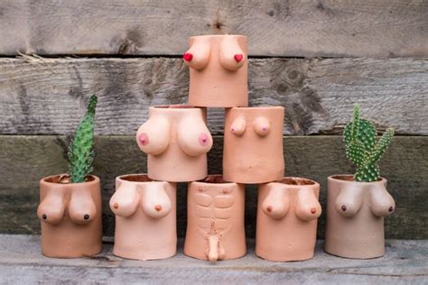 Custom Naked Boob Pot The Original Etsy