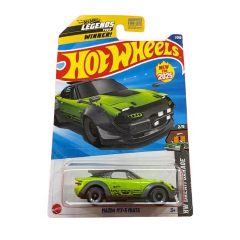 Miniatura Carro Mazda MX5 Miata HW Dream Garage Mainline 7 0 Cm 1 64 Hot Wheels
