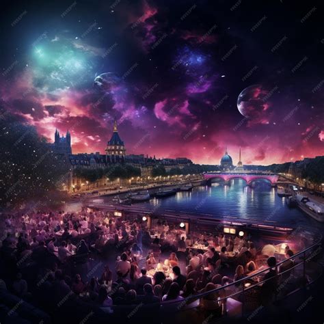 Premium Photo | Enchanting Parisian Nightlife Vibrant Club by the