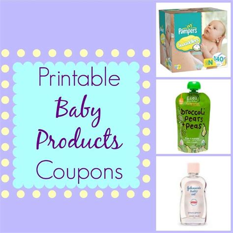 Baby Coupons Free Printable Online Passion For Savings Baby