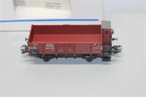 MÄRKLIN 4696 2 ACHSER Ouvert Wagons Avec Guérite de Frein Dr Échelle H0