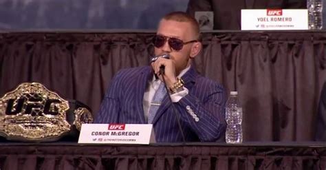 Conor McGregor Asks Who The Fuck Is That Guy At Press Confence