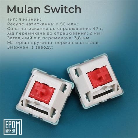 Клавіатура EPOMAKER EP64 RGB Mechanical Mulan Switch Hot Swap EP64 B M Black купити в Україні