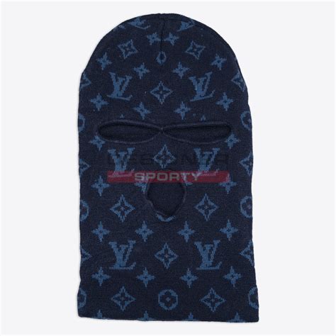 Lv Navy Blue Ski Mask