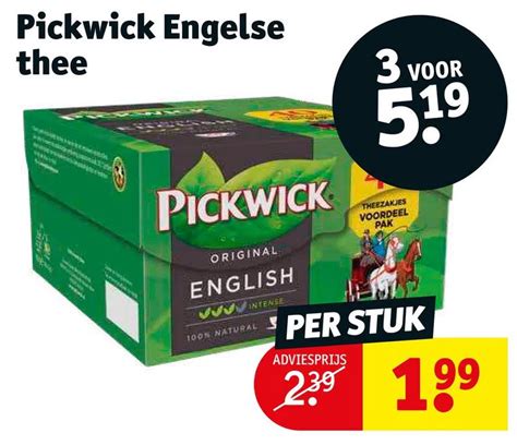 Pickwick Engelse Thee Aanbieding Bij Kruidvat