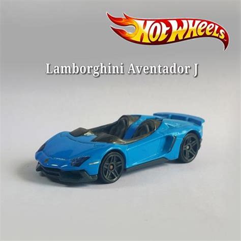 Jual Lamborghini Aventador J Biru Loose Hot Wheels Basic Regular Series Kab Bogor Bless