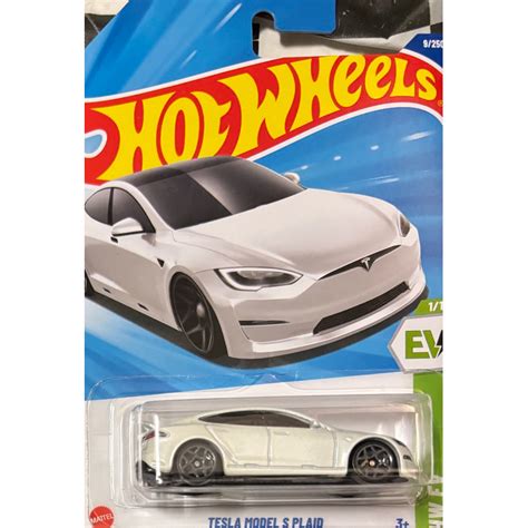 風火輪 Hot Wheels 特斯拉 電動車 TESLA MODEL S PLAID 蝦皮購物