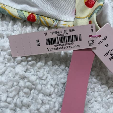 Victorias Secret Strawberry Bikini Top Size Depop