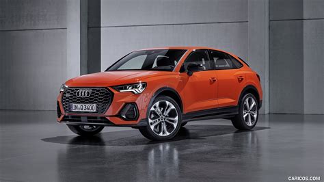 Audi Q3 Sportback | 2020MY S line (Color: Pulse Orange) | Front Three