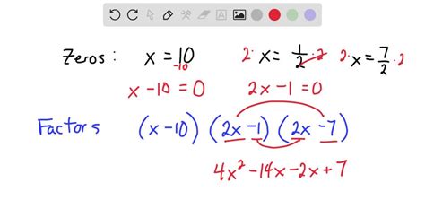 SOLVED Write The Simplest Polynomial Function Using The Three Zeros