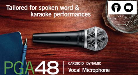 PGA48 Shure ไมโครโฟน