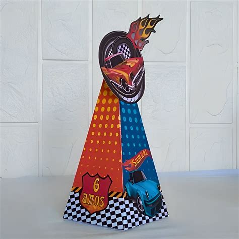 Kit Festa Caixas Hot Wheels Lembrancinhas Personalizadas