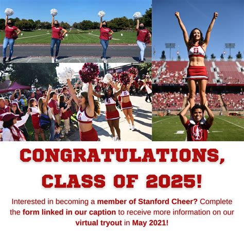 Stanford Cheer On Twitter Congratulations Class Of 2025 Were Cheering You On During This