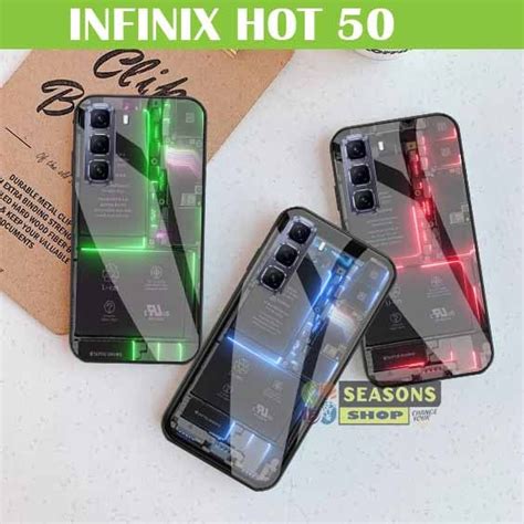 Jual Softcase Kaca Infinix Hot Terbaru Full Cover Pelindung Camera Proteck Lengkap